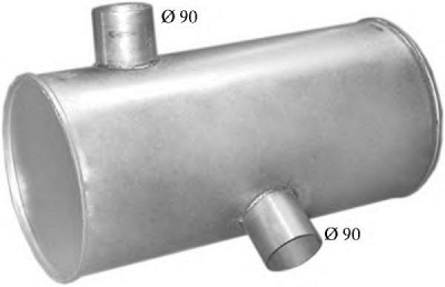 POLMO 7521 -  Глушитель выхлопных газов конечный