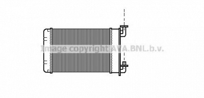 PRASCO bw6022 -  Теплообменник, отопление салона