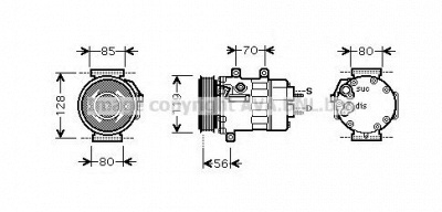 PRASCO cnk254 -  Компрессор, кондиционер