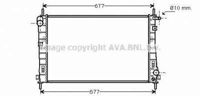 PRASCO fda2336 - Радиатор, охлаждение двигателя