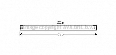 PRASCO fdd489 - Осушитель, кондиционер