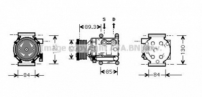 PRASCO fdk402 -  Компрессор, кондиционер
