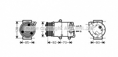 PRASCO fdk415 -  Компрессор, кондиционер