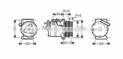 PRASCO fdk433 -  Компрессор, кондиционер