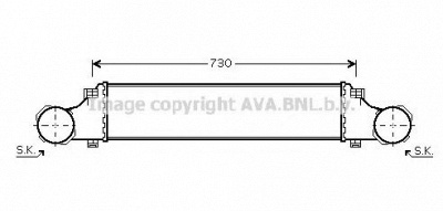PRASCO ms4354 -  Интеркулер