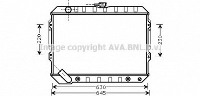 PRASCO mta2089 -  Радиатор, охлаждение двигателя