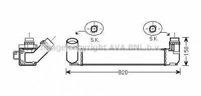 PRASCO rta4412 - Интеркулер