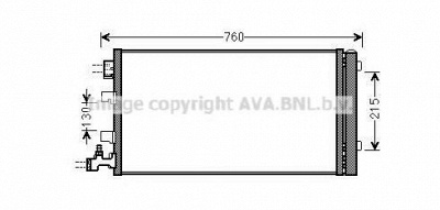 PRASCO rta5449d -  Condenser, air conditioning