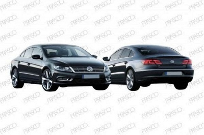 PRASCO vw6222133 -  РЕШЕТКА ПЕРЕДНЕГО БАМПЕРА ПРАВАЯ / VW СС 12