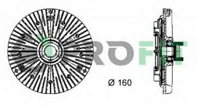 PROFIT 17202012 -  Сцепление, вентилятор радиатора