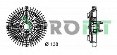 PROFIT 17202013 -  Сцепление, вентилятор радиатора