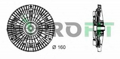 PROFIT 17203010 -  Сцепление, вентилятор радиатора