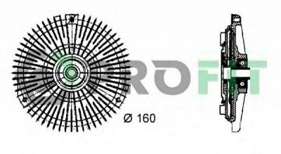 PROFIT 17203016 -  Сцепление, вентилятор радиатора