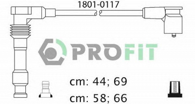 PROFIT 18010117 -  Комплект проводов зажигания