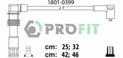 PROFIT 18010399 -  Комплект проводов зажигания