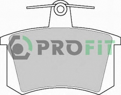 PROFIT 50000222 -  Комплект тормозных колодок, дисковый тормоз