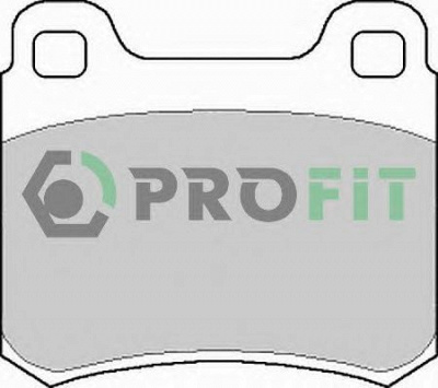 PROFIT 50000328 -  Комплект тормозных колодок, дисковый тормоз