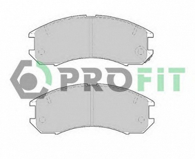 PROFIT 50000576 -  Комплект тормозных колодок, дисковый тормоз