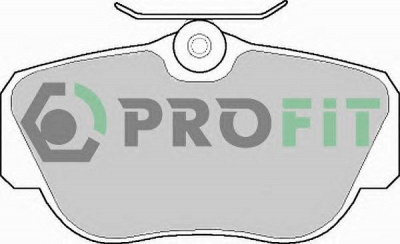 PROFIT 50000669 -  Комплект тормозных колодок, дисковый тормоз