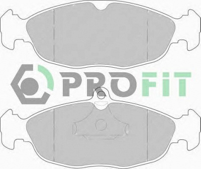 PROFIT 50000732 -  Комплект тормозных колодок, дисковый тормоз