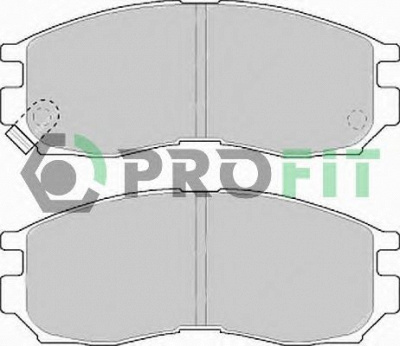 PROFIT 50000764 -  Комплект тормозных колодок, дисковый тормоз