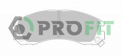 PROFIT 50000765c -  Комплект тормозных колодок, дисковый тормоз