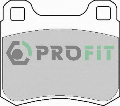 PROFIT 50000979 -  Комплект тормозных колодок, дисковый тормоз