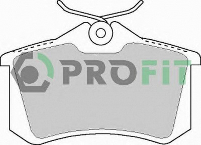 PROFIT 50001083c -  Комплект тормозных колодок, дисковый тормоз