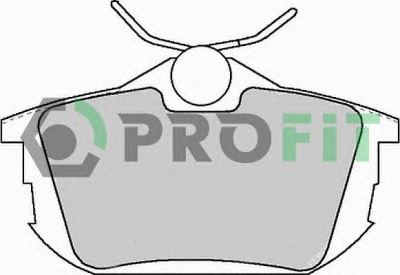 PROFIT 50001095 -  Комплект тормозных колодок, дисковый тормоз