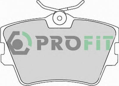 PROFIT 50001132c -  Комплект тормозных колодок, дисковый тормоз