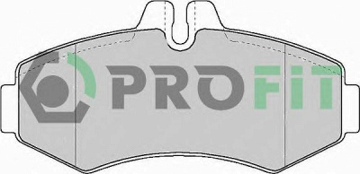 PROFIT 50001304 -  Комплект тормозных колодок, дисковый тормоз