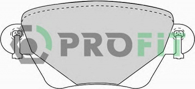 PROFIT 50001416c -  Комплект тормозных колодок, дисковый тормоз