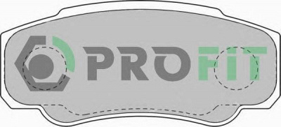 PROFIT 50001480 -  Комплект тормозных колодок, дисковый тормоз