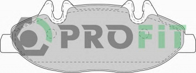 PROFIT 50001493c -  Комплект тормозных колодок, дисковый тормоз