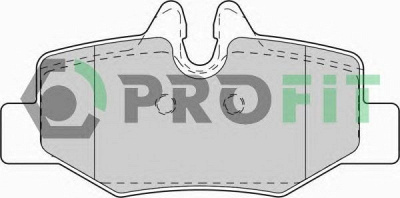 PROFIT 50001494 -  Комплект тормозных колодок, дисковый тормоз
