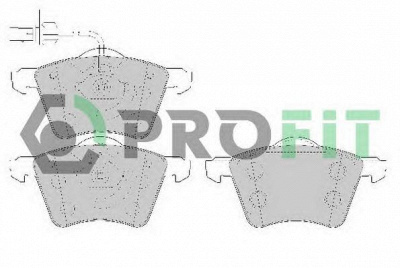 PROFIT 50001654c -  Комплект тормозных колодок, дисковый тормоз