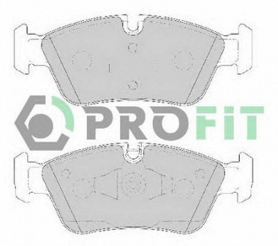 PROFIT 50001751c -  Комплект тормозных колодок, дисковый тормоз