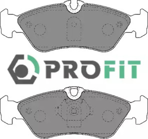 PROFIT 50001876 -  Комплект тормозных колодок, дисковый тормоз