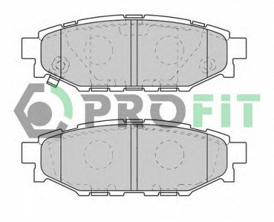 PROFIT 50001947 -  Комплект тормозных колодок, дисковый тормоз