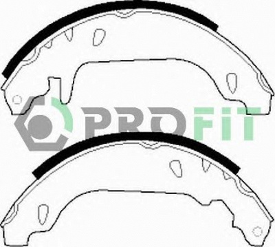 PROFIT 50010243 -  Комплект тормозных колодок