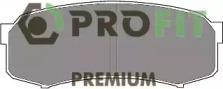 PROFIT 50051021 -  Комплект тормозных колодок, дисковый тормоз