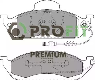 PROFIT 50051400 -  Колодки тормозные дисковые передние, комплект