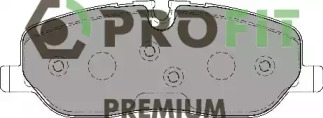 PROFIT 50051615 -  Колодки тормозные дисковые передние, комплект