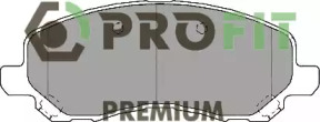 PROFIT 50051621 -  Колодки тормозные дисковые передние, комплект