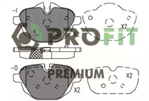 PROFIT 50054376 -  Колодки тормозные дисковые задниеие, комплект