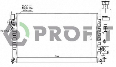 PROFIT pr0540a4 -  Радиатор, охлаждение двигателя