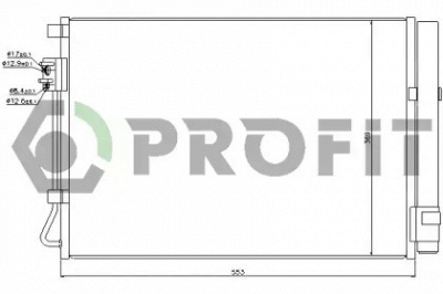 PROFIT pr1310c1 -  Конденсатор, кондиционер
