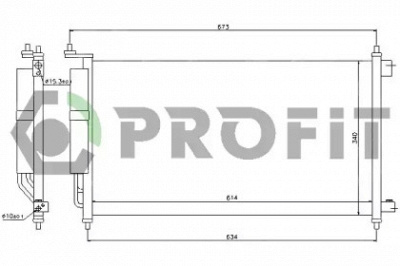 PROFIT pr1622c1 -  Конденсатор, кондиционер