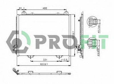 PROFIT pr3510c1 -  Конденсатор, кондиционер
