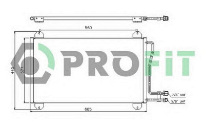 PROFIT pr3546c1 -  Конденсатор, кондиционер